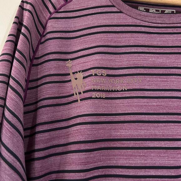 2018 New Balance TCS New York Marathon Tee Shirt - Picture 2 of 6